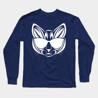 Purrfect cat with sunglasses Long Sleeve T-Shirt